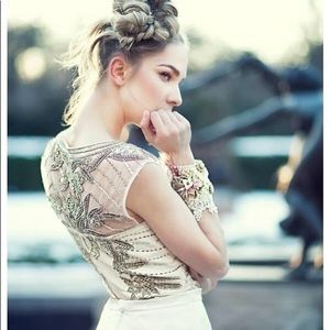 ✨🌟✨Cosmik Souls Handcrafted Ivory Wide Lace Cuff